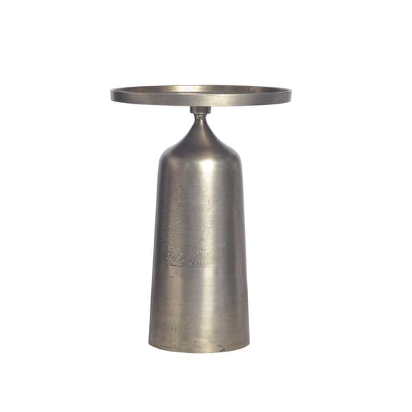 Bout de canapé en aluminium L25 cm - GUSTAVE