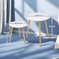 Miniatyrbillede 5 af 6: Round Side Table Set - Sæt med 2 sofaborde, minimalistisk design