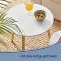 Miniatyrbillede 2 af 6: Round Side Table Set - Sæt med 2 sofaborde, minimalistisk design