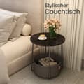 Miniatyrbillede 2 af 5: Round Side Bord - Lille sofabord - Elegant & Space Saving