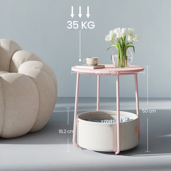 Round Side Bord - Lille sofabord - Elegant & Space Saving