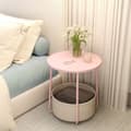 Miniatyrbillede 1 af 5: Round Side Bord - Lille sofabord - Elegant & Space Saving