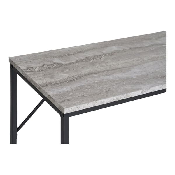 Konsolbord, Vita Konsolbord, 110x26x80 cm, Sort/Naturlig