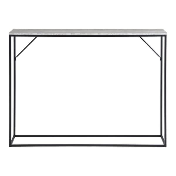 Konsolbord, Vita Konsolbord, 110x26x80 cm, Sort/Naturlig