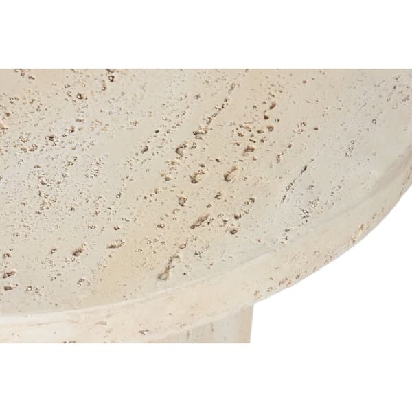 Lille serveringsbord Home ESPRIT Beige Magnesium 60 x 60 x 41,9 cm