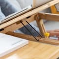 Miniatyrbillede 9 af 11: Sammenfoldeligt støttebord i bambus Lapwood InnovaGoods