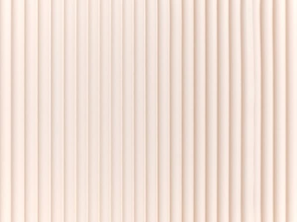 Sidebord Off-White MDF Uregelmessig Riflet Design Understell 40 x 50 cm Moderne Design Stue