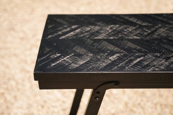 Herringbone Högbord - Svart - 140cm