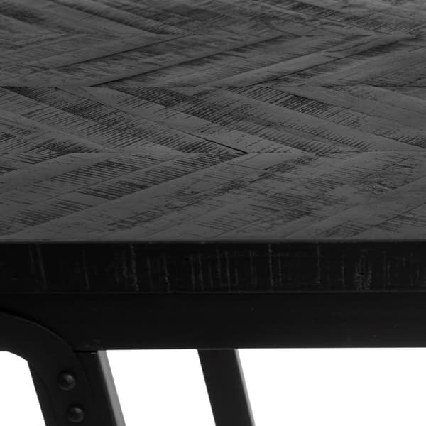 Herringbone Högbord - Svart - 140cm