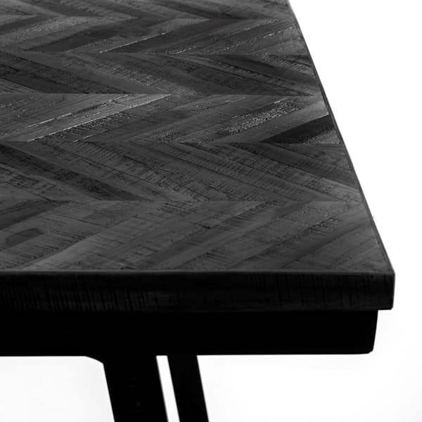 Herringbone Högbord - Svart - 140cm