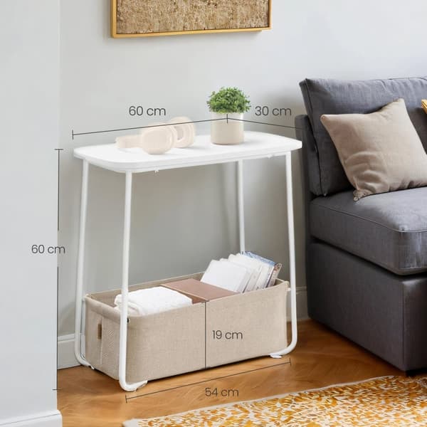 Firkantet sidebord, lille bord, lille sofabord