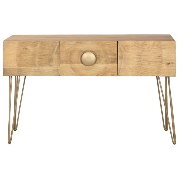 Konsol Home ESPRIT Gylden 120 x 38 x 76 cm