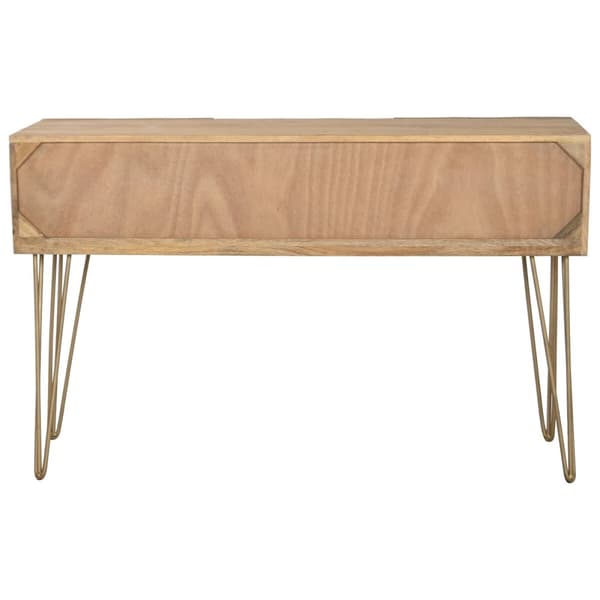 Konsol Home ESPRIT Gylden 120 x 38 x 76 cm