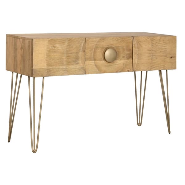 Konsol Home ESPRIT Gylden 120 x 38 x 76 cm