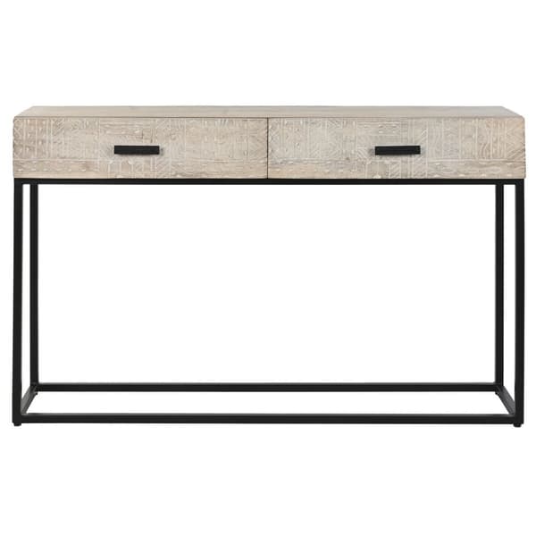 Konsol Home ESPRIT Hvid 120 x 30 x 76 cm