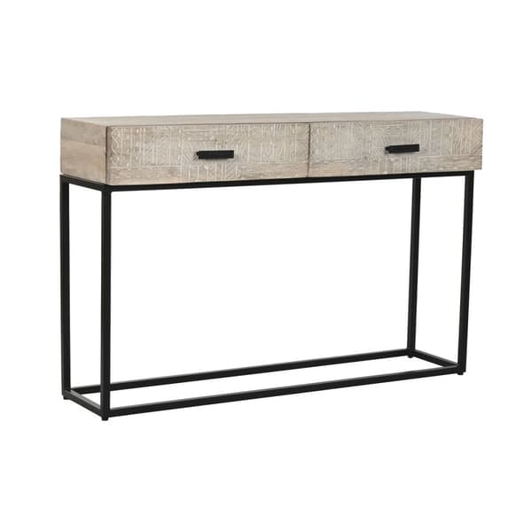 Konsol Home ESPRIT Hvid 120 x 30 x 76 cm