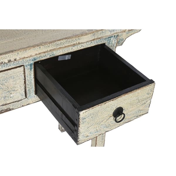 Konsol Home ESPRIT Vit Dvobarvna 178 x 38 x 85 cm