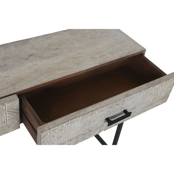 Konsol Home ESPRIT Vit 120 x 30 x 76 cm