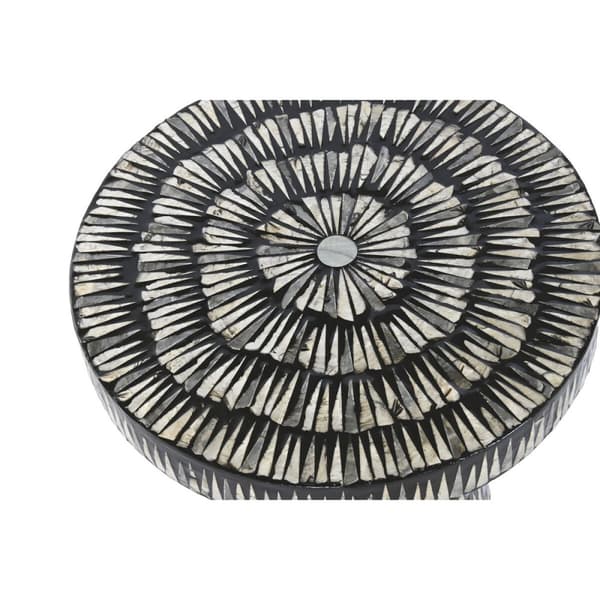 Sidebord Home ESPRIT Svart Gyllen 40 x 40 x 48 cm