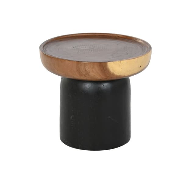 Sidebord Home ESPRIT Brun Svart 39 x 39 x 35 cm
