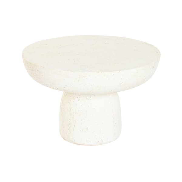 Sidebord Home ESPRIT Hvit 64,5 x 64,5 x 41 cm