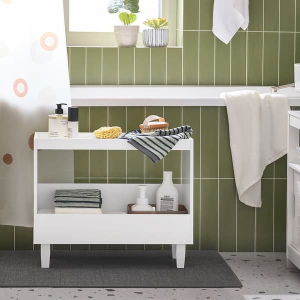 Sofabord, FBT147-W, 60x25x50 cm, Hvid