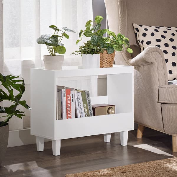 Sofabord, FBT147-W, 60x25x50 cm, Hvid