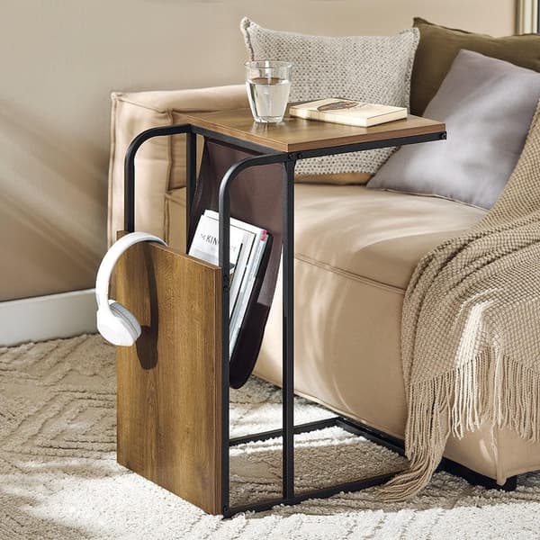 Sidebord, FBT140-PF, 50x36x65 cm, Brun