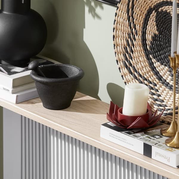 Sideboard, FSB19-XL-Z, 120x20x80 cm, Brun