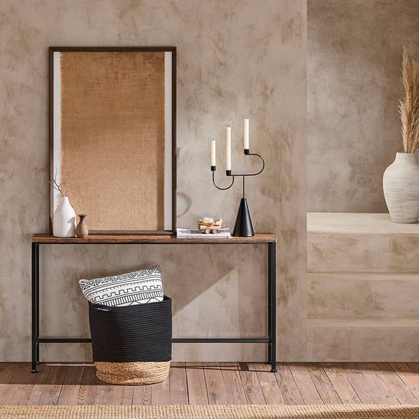 Konsolbord, FSB19-N, 120x20x65 cm, Sort