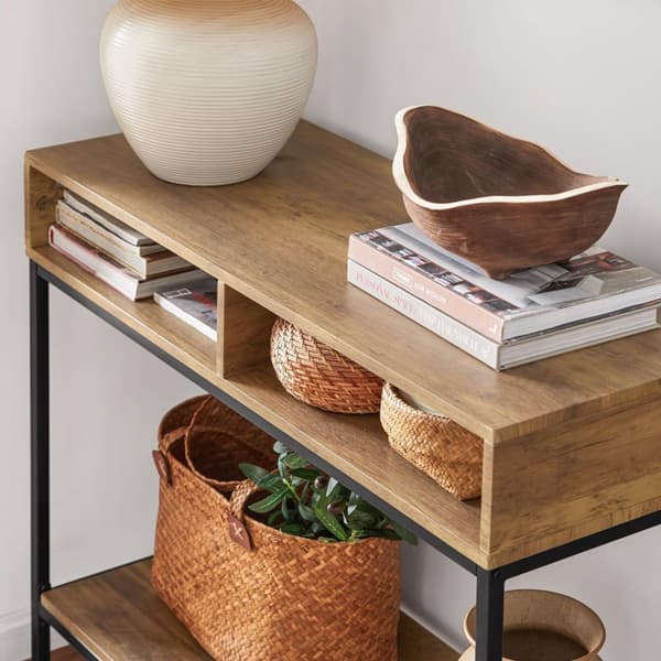 Konsolbord , FSB41-F, 100x40x80 cm, Sort