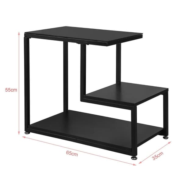 Sofabord, FBT65-SCH, 65x35x55 cm, Rød