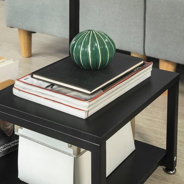 Sofabord, FBT65-SCH, 65x35x55 cm, Rød