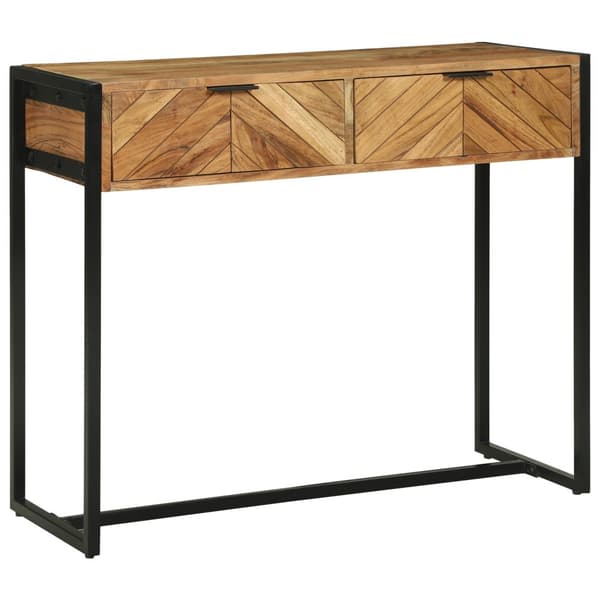Konsolbord 90x35x75 cm Massivt trä Akacia