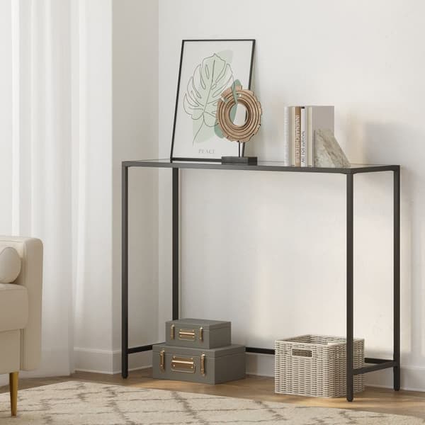 Konsolbord, VASAGLE LGT26G, 35x100x80 cm, Svart