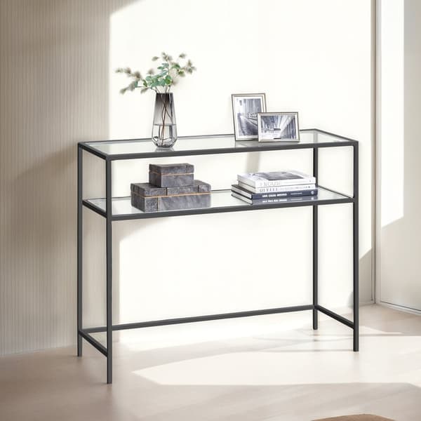 Konsolbord, VASAGLE LGT025A01, 35x100x80 cm, Sort