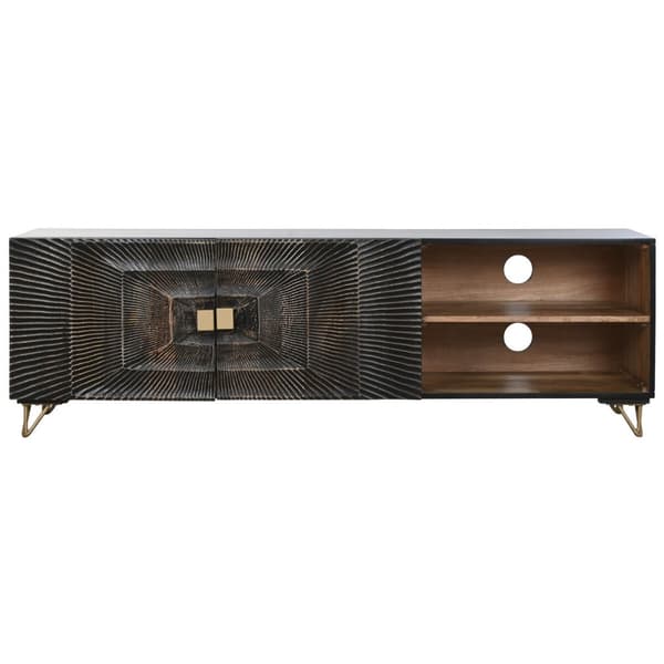 møbler Home ESPRIT Sort 160 x 40 x 50 cm