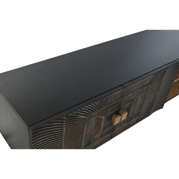 TV-møbler Home ESPRIT Svart 160 x 40 x 50 cm