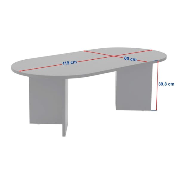 Table basse ovale L119 cm - IRIS