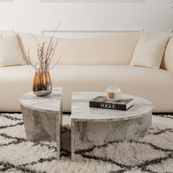 Lot de 2 tables basses L90 cm - ORION