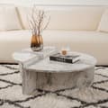 Miniatyrbild 2 av 10: Lot de 2 tables basses L90 cm - ORION