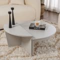 Miniatyrbild 3 av 10: Lot de 2 tables basses L90 cm - ORION