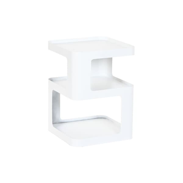 Sidobord Home ESPRIT Vit 40 x 40 x 54 cm