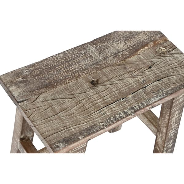 Sidobord Home ESPRIT Vit Brun 45 x 25 x 51 cm