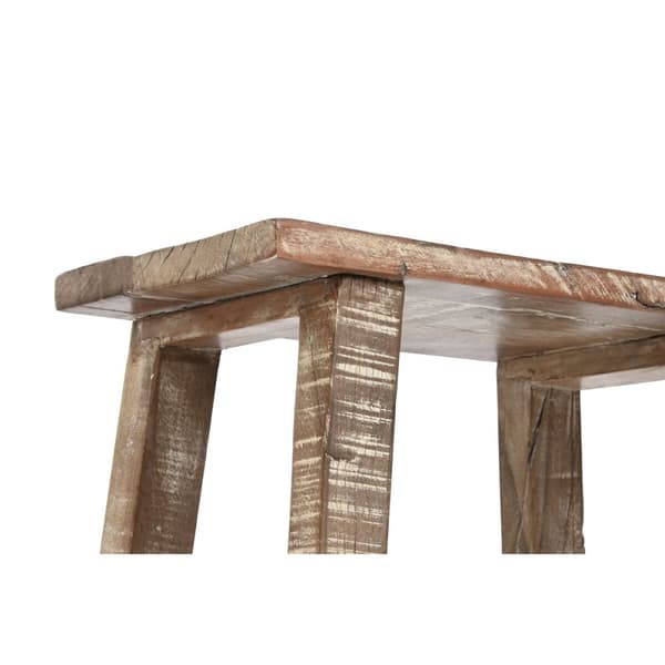 Sidobord Home ESPRIT Vit Brun 45 x 25 x 51 cm