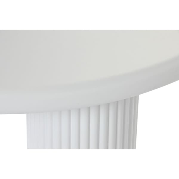 Sidobord Home ESPRIT Vit 75 x 75 x 40 cm
