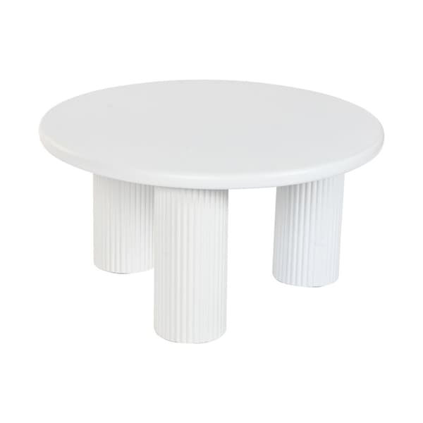 Sidobord Home ESPRIT Vit 75 x 75 x 40 cm