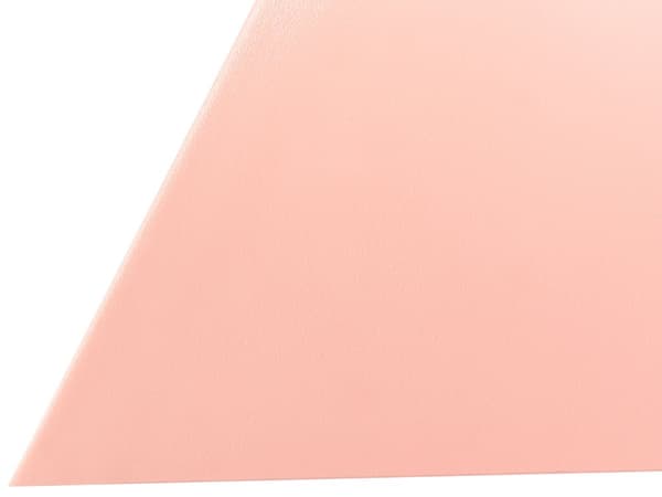 Sidebord Pastellrosa Trekantet Geometrisk Form Endebord i Plast Aksentbord