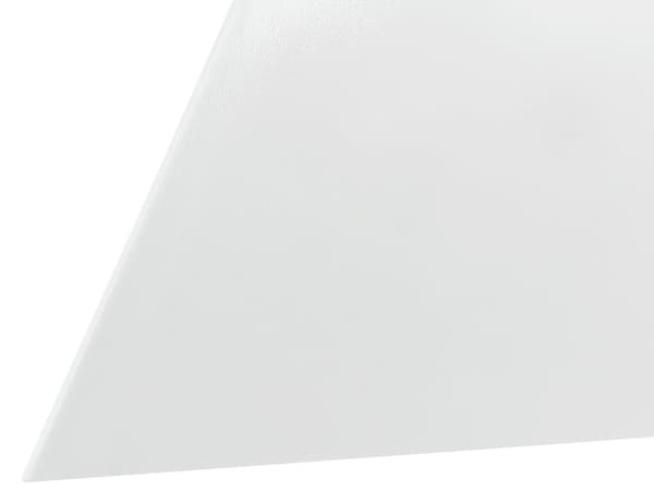 Sidebord Hvit Trekantet Geometrisk Form Endebord i Plast Aksentbord