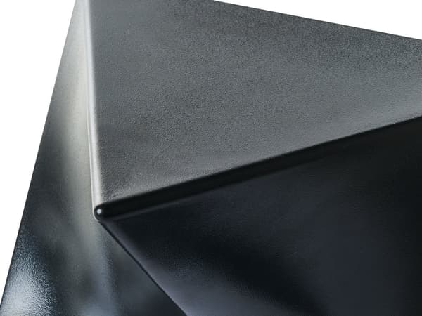 Sidebord Svart Trekantet Geometrisk Form Endebord i Plast Aksentbord